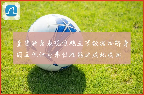 奎恩新秀表现惊艳五项数据均跻身前五仅他与弗拉格能达成此成就